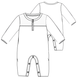 Fashion sewing patterns for BABIES Bodies Body suit 6672